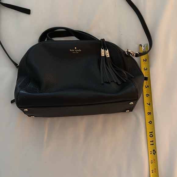 Kate Spade Black Leather Satchel Handbag - Picture 14 of 16